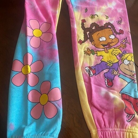 Rugrats Junior's Size S Pink Pull On Jogger Pants sweatpants unisex adult New - Picture 14 of 16